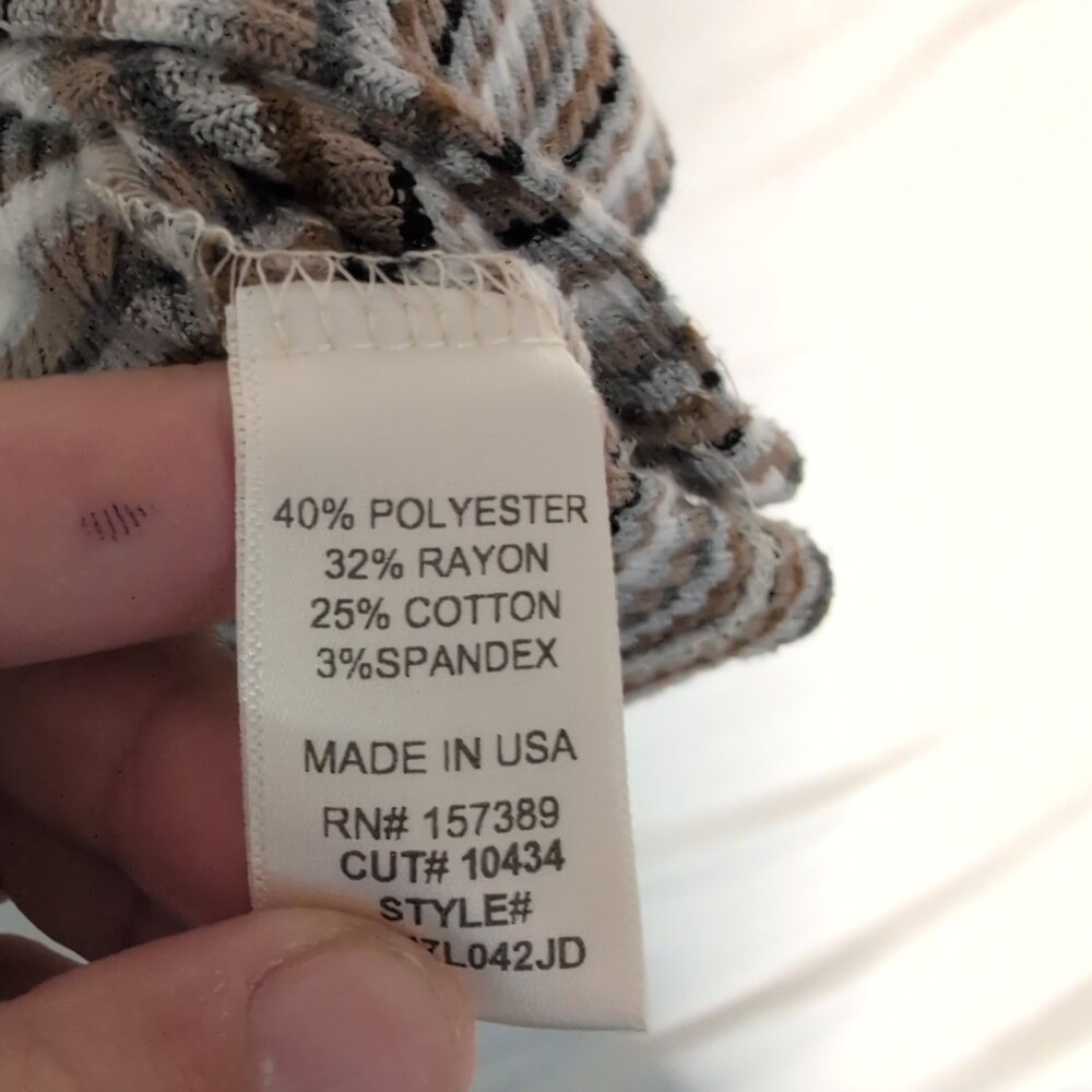 Altar'd State Striped Ribbed Button-Front Midi Dress S - Picture 7 of 7